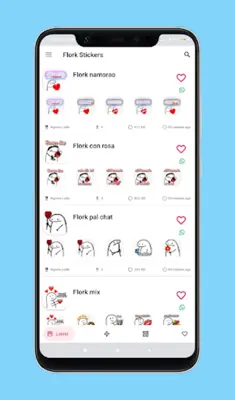 Flork Stickers android App screenshot 2