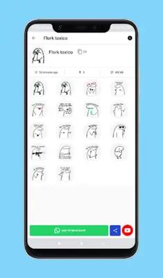 Flork Stickers android App screenshot 4